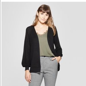 Nwt black cardigan layerings sweater A New Day